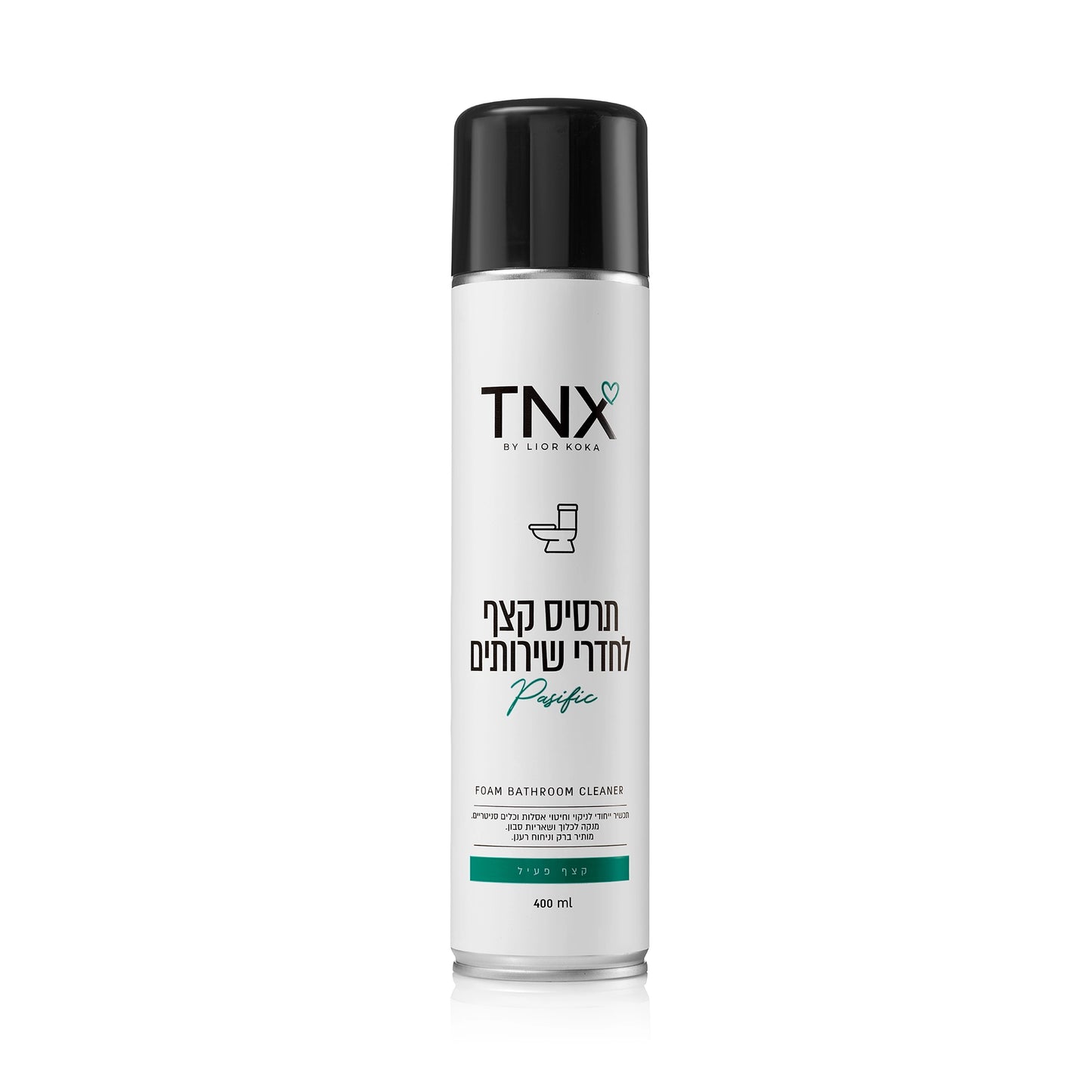 תרסיס קצף לחדרי שירותים 400 מ"ל TNX